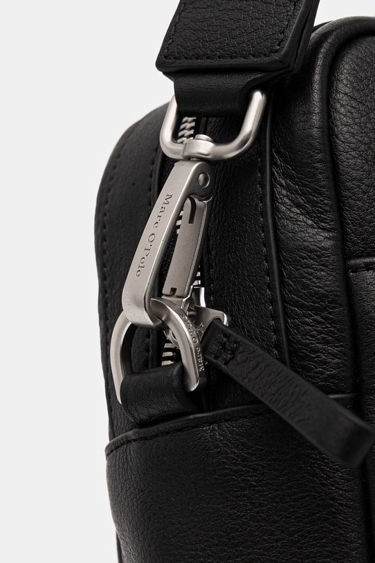 Kožená taška Marc O'Polo čierna 5000009080