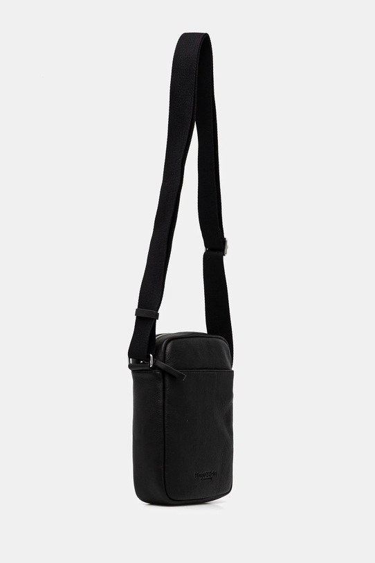 Kožená taška Marc O'Polo 5000009081 čierna SS26