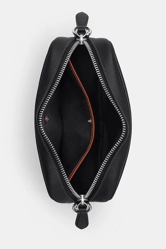 Coach saszetka skórzana Radio Camera Bag czarny CCB51