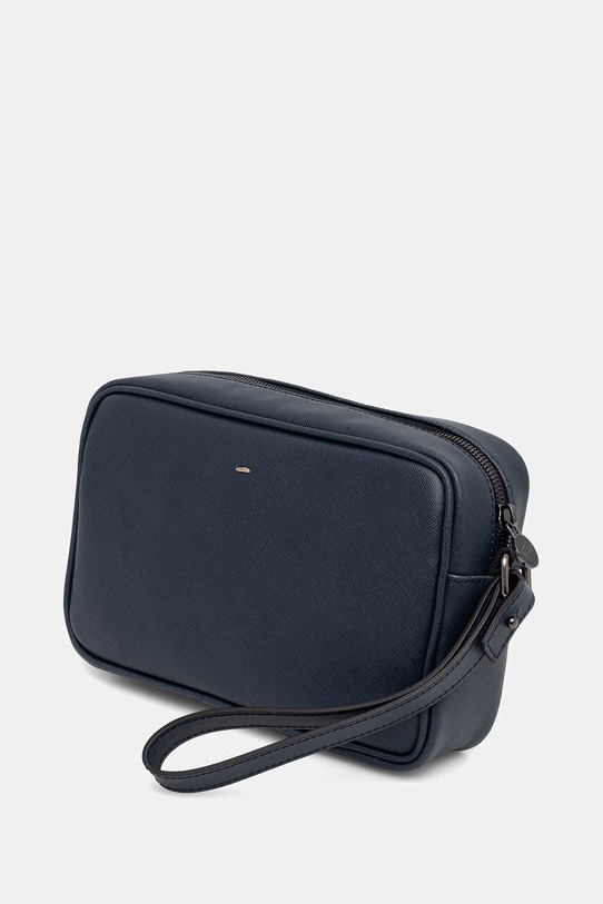Akcesoria Paul&Shark saszetka męska skórzana 26418111 granatowy