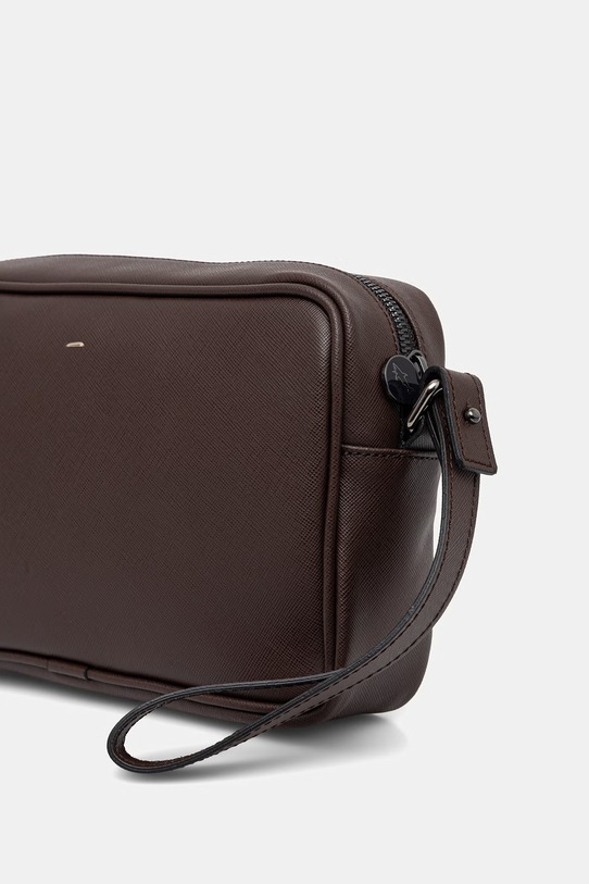 Akcesoria Paul&Shark saszetka męska skórzana 26418111 brązowy