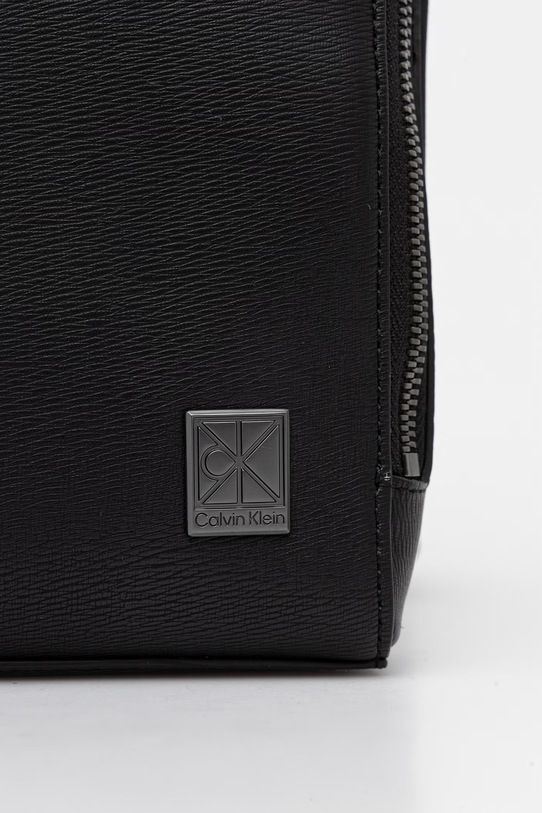 Calvin Klein Φάκελος που φοριέται στον ώμο ανδρικός από απομίμηση δέρματος μαύρο LV04D3293G