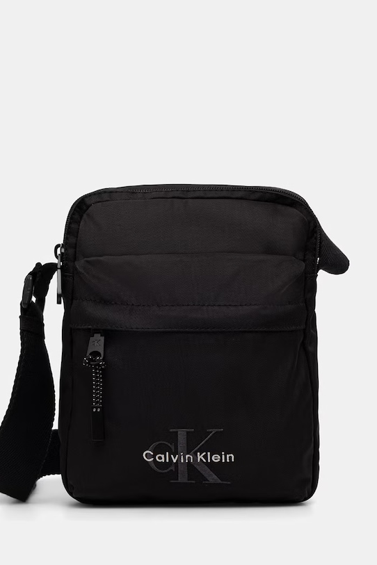 Calvin Klein vrecko pánske čierna LV04D3421G
