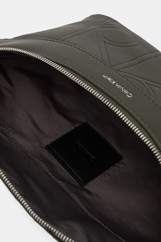Calvin Klein torba oko struka za muškarce od imitacije kože zelena LV04D3332G