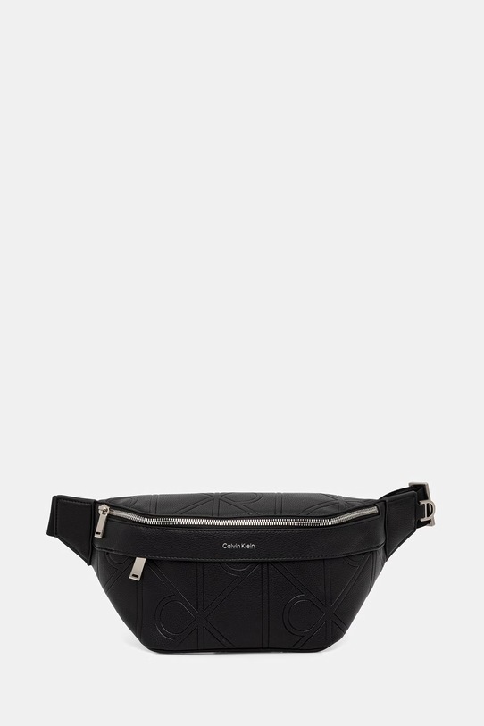 Calvin Klein torba oko struka za muškarce od imitacije kože crna LV04D3332G