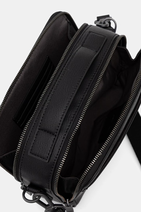 Calvin Klein vrecko pánske z imitácie kože LV04D3291G čierna