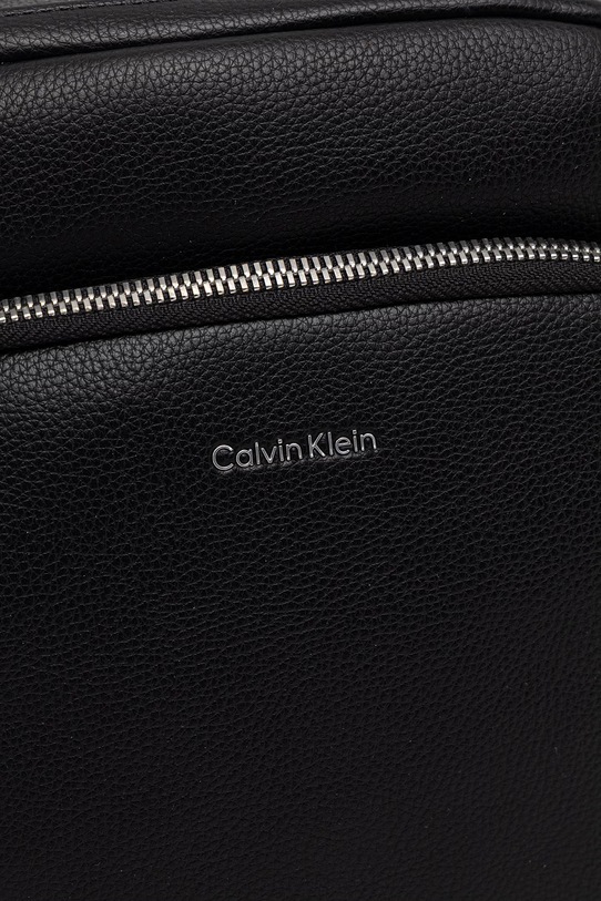 Calvin Klein saszetka na ramię męska z imitacji skóry czarny LV04D3317G