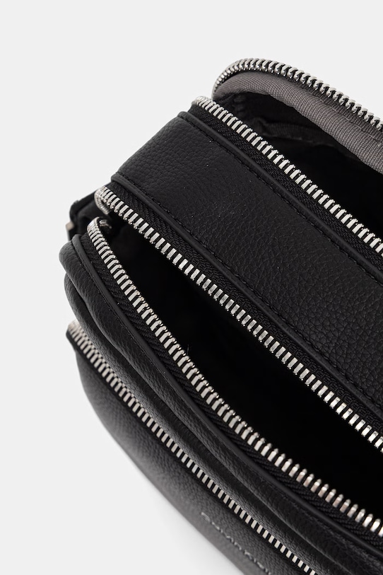 Calvin Klein pánska taška cez rameno z imitácie kože LV04D3317G čierna