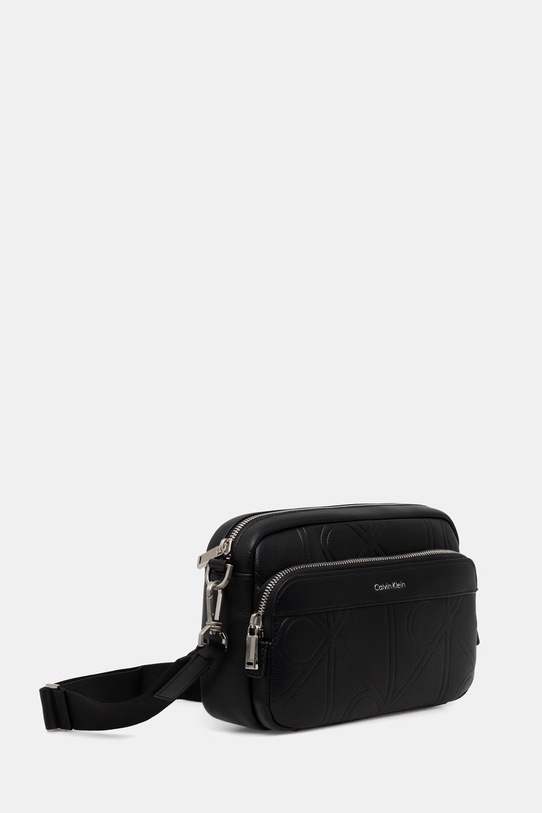 Calvin Klein saszetka męska z imitacji skóry LV04D3330G czarny SS26