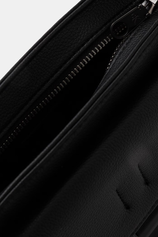 Calvin Klein vrecko pánske z imitácie kože LV04D3343G čierna