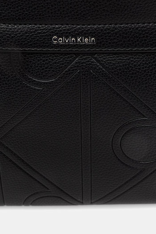 Calvin Klein mala torba za muškarce od imitacije kože crna LV04D3370G