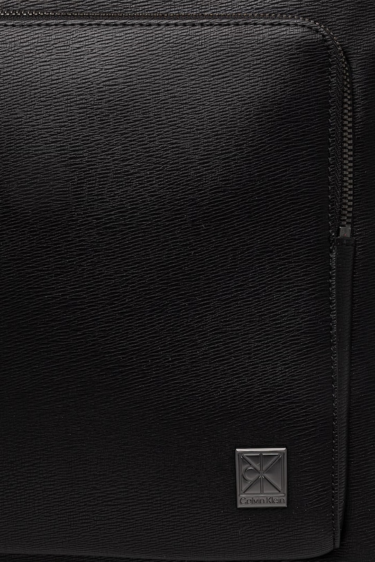 Calvin Klein aktówka męska z imitacji skóry czarny LV04D3290G