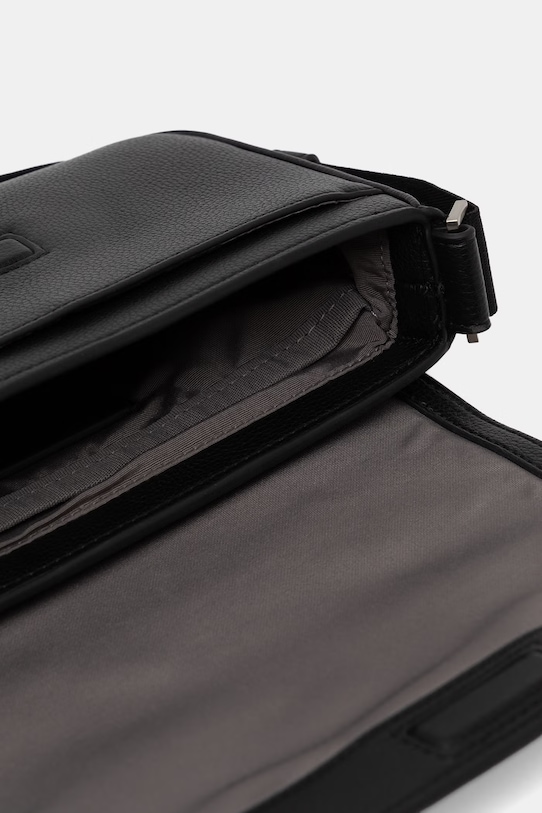 Calvin Klein saszetka damska z imitacji skóry LV04D3327G czarny