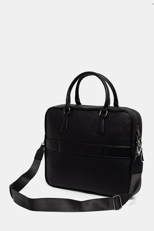 Aldo torba na laptopa męska z imitacji skóry BRION czarny BRION.001