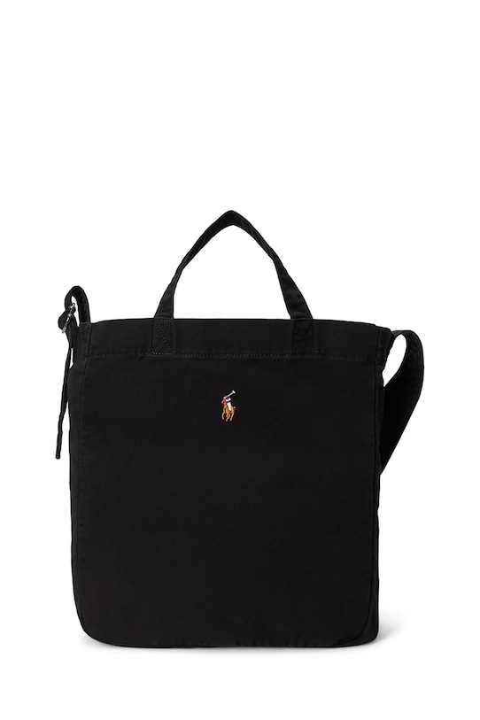 Polo Ralph Lauren torba męska bawełniana czarny 405967606