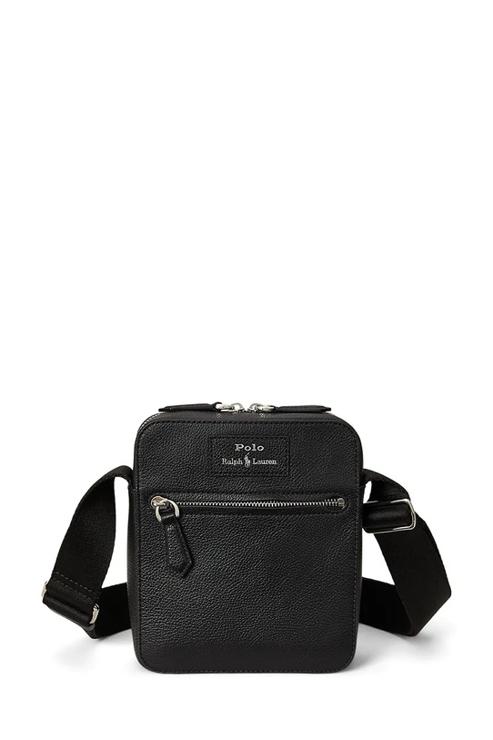 Polo Ralph Lauren saszetka na ramię męska skórzana czarny 405974608