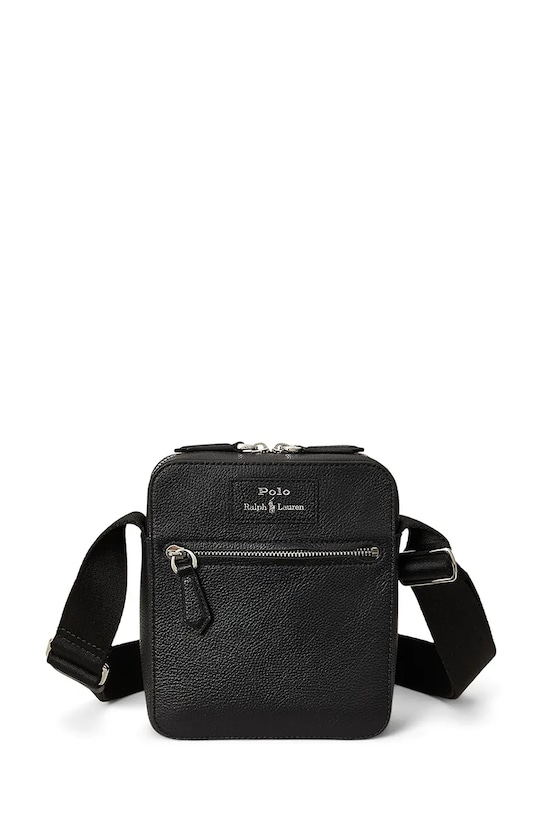 Polo Ralph Lauren saszetka na ramię męska skórzana czarny 405974608
