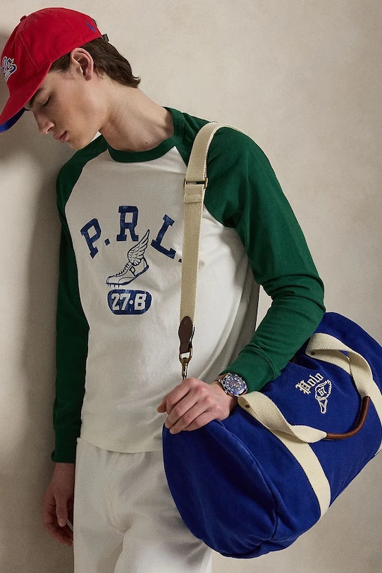 Polo Ralph Lauren torba sportowa męska bawełniana 405974610