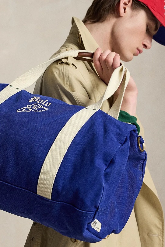 Polo Ralph Lauren torba sportowa męska bawełniana 405974610