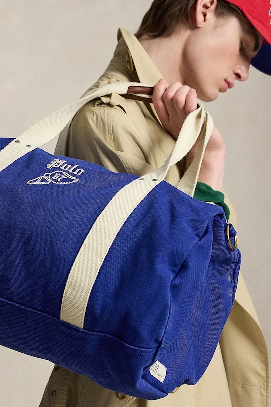 Polo Ralph Lauren torba sportowa męska bawełniana 405974610