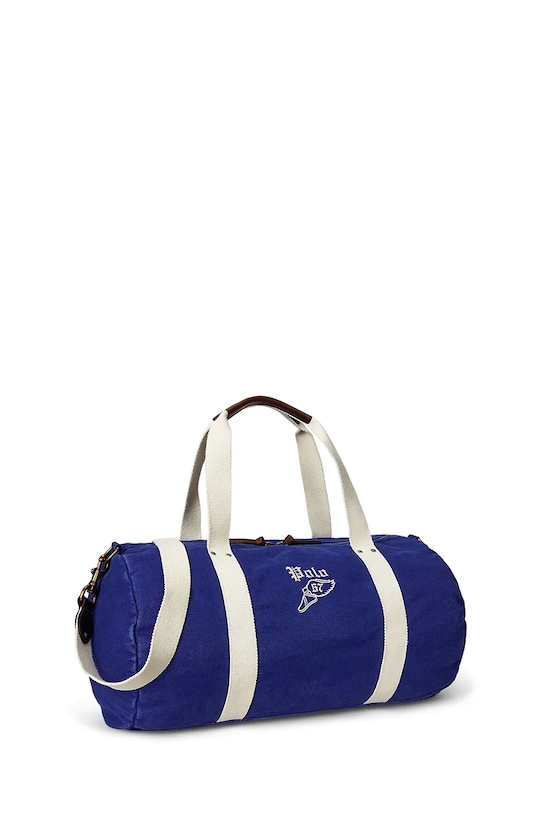 Akcesoria Polo Ralph Lauren torba sportowa męska bawełniana 405974610 granatowy