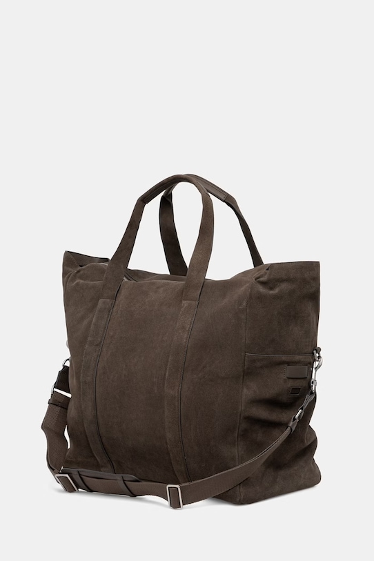 Akcesoria Marc O'Polo torba męska zamszowa 5000010865 brązowy