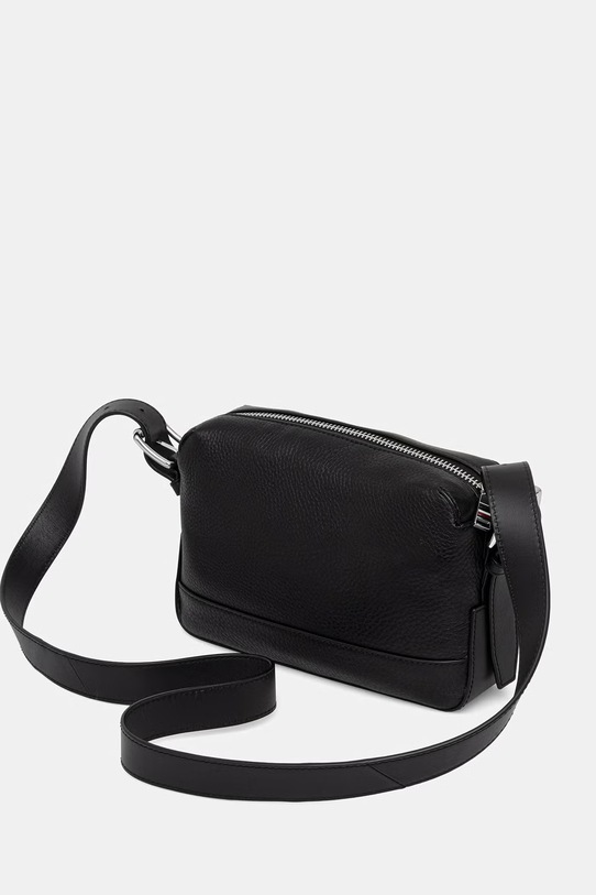 Αξεσουάρ Tommy Hilfiger Τσαντάκι μέσης που φοριέται στους ώμους ανδρικό από απομίμηση δέρματος AM0AM14136 μαύρο
