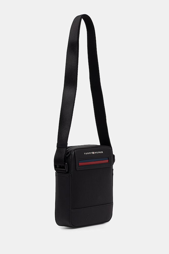 Tommy Hilfiger Φάκελος που φοριέται στον ώμο ανδρικός AM0AM14156 μαύρο SS26