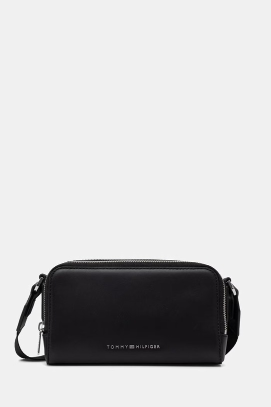 Tommy Hilfiger чанта през рамо мъжка от кожа черен AM0AM14164