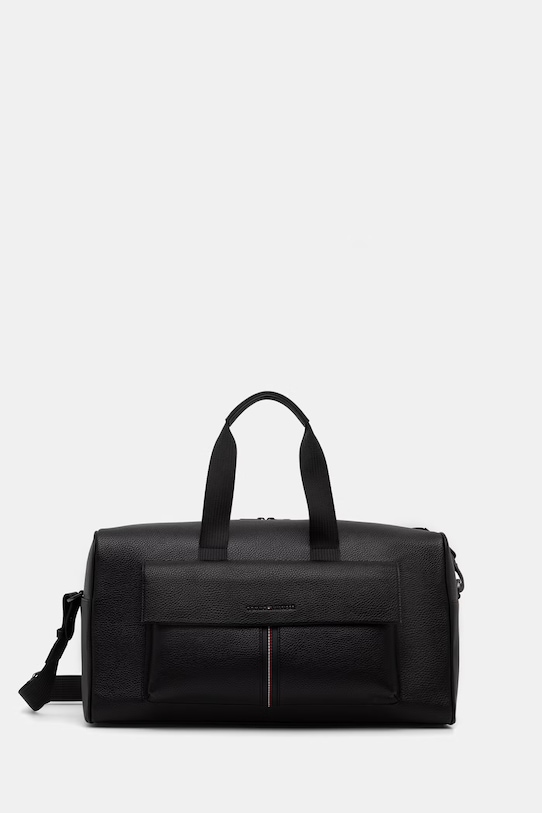 Tommy Hilfiger taška pánska z imitácie kože čierna AM0AM14167