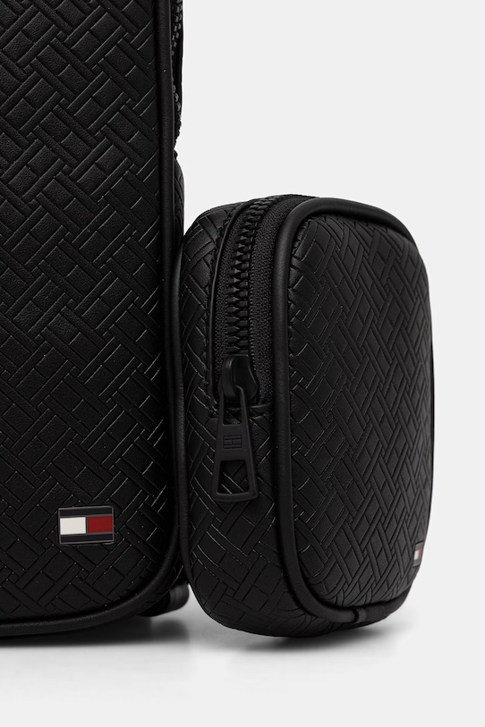 Tommy Hilfiger ruksak pánsky z imitácie kože čierna AM0AM14191