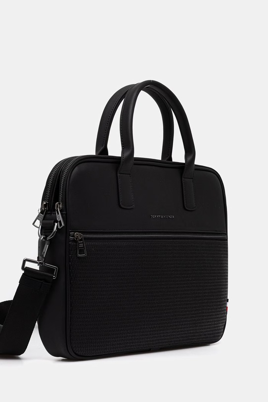 Tommy Hilfiger чанта мъжка от имитация на кожа AM0AM14094 черен SS26