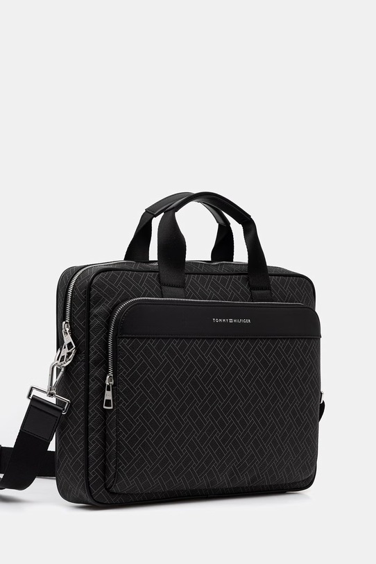 Tommy Hilfiger torba za muškarce od imitacije kože AM0AM14141 crna SS26