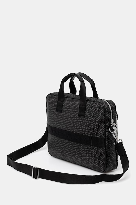 Dodaci Tommy Hilfiger torba za muškarce od imitacije kože AM0AM14141 crna