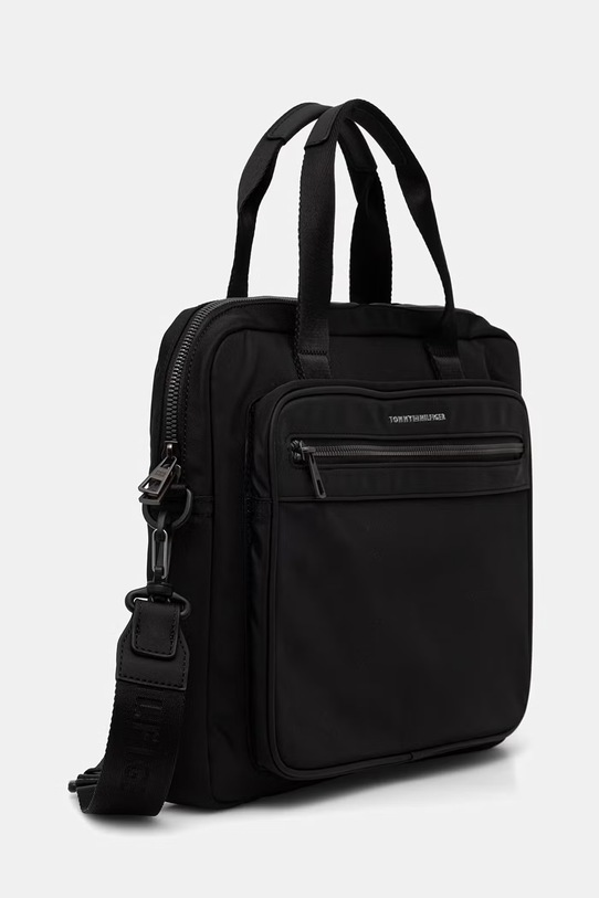 Tommy Hilfiger taška na notebook pánska AM0AM14149 čierna SS26