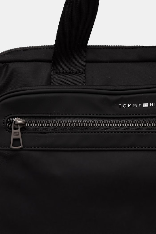 Tommy Hilfiger taška na notebook pánska čierna AM0AM14149