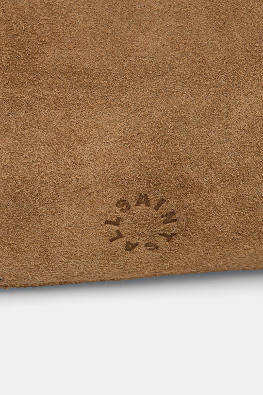 AllSaints torba zamszowa HAVEN żółty M019XE