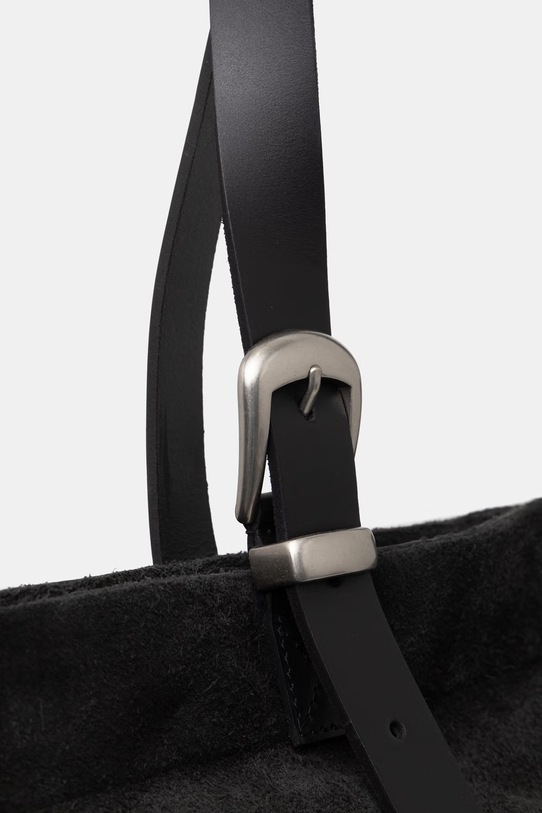 AllSaints torba zamszowa HAVEN czarny M186XD