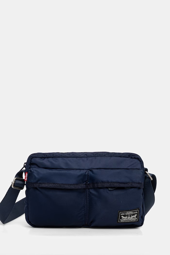 Levi's saszetka MISSION BAY CROSSBODY nie mieści A4 granatowy 004C4.0005
