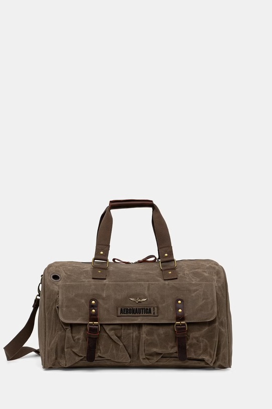 Aeronautica Militare taška pánská bavlněná zelená BO1180UCT04315