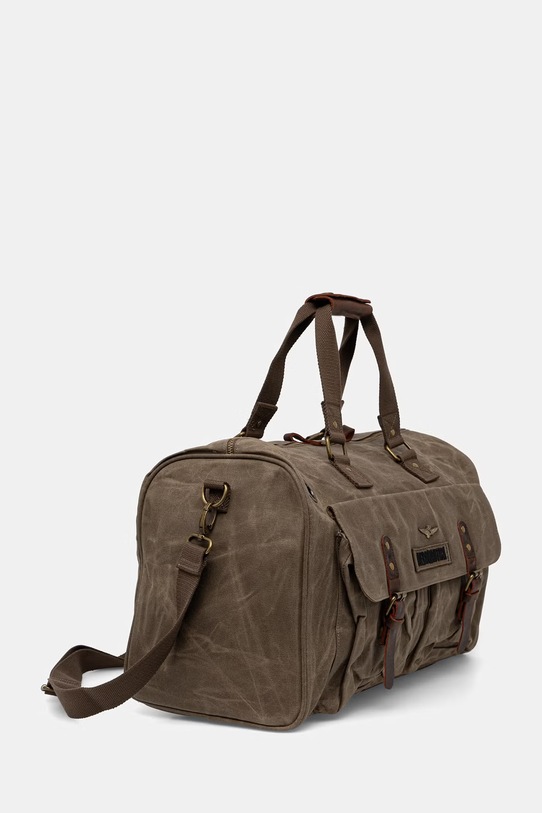 Aeronautica Militare torba męska bawełniana BO1180UCT04315 zielony SS26