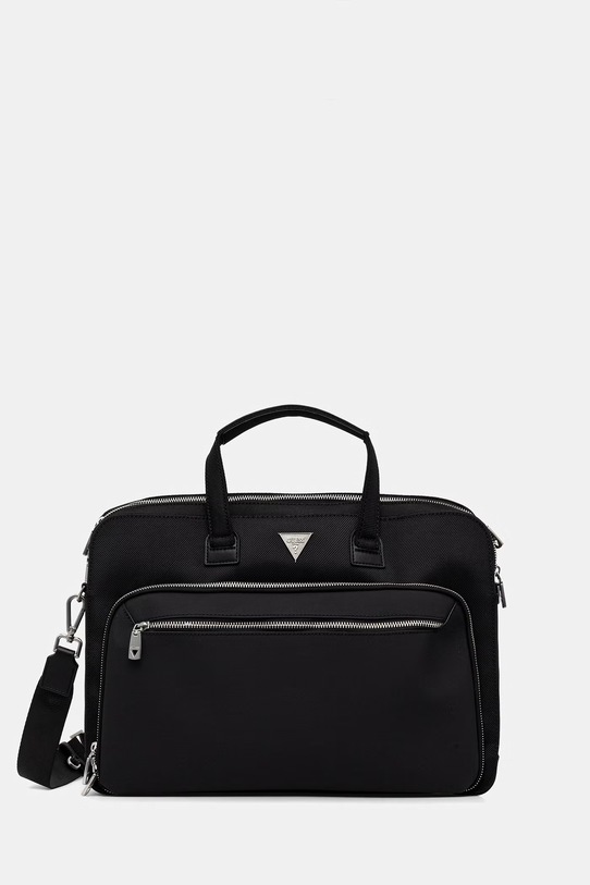 Guess torba na laptopa męska BERNA czarny HMBEHN.P6138