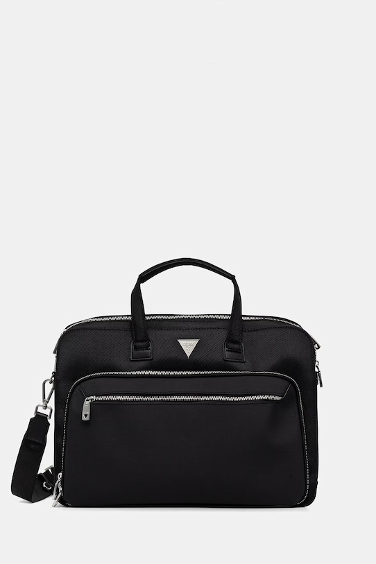 Guess torba na laptopa męska BERNA czarny HMBEHN.P6138