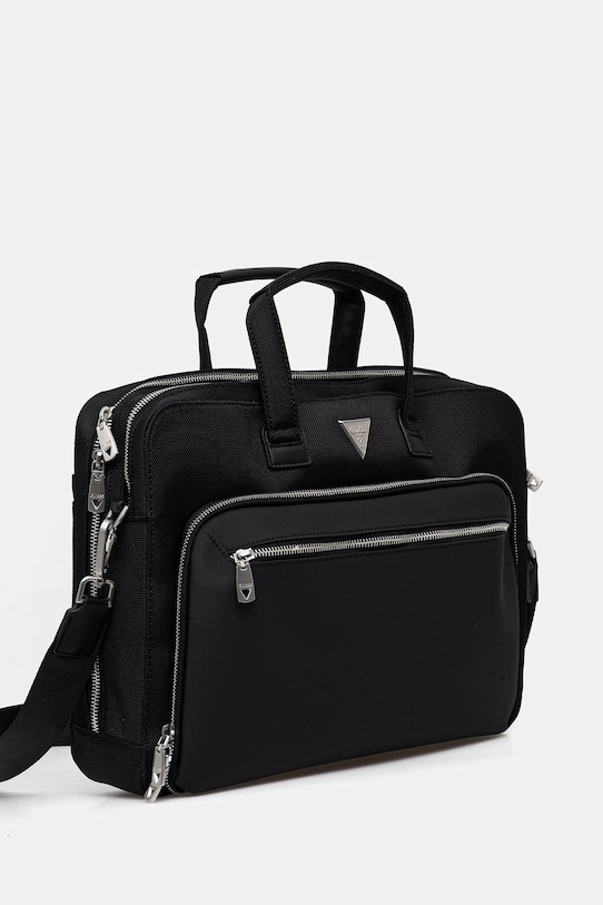 Guess torba na laptopa męska BERNA HMBEHN.P6138 czarny SS26