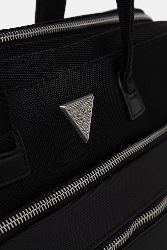 Guess torba na laptopa męska BERNA czarny HMBEHN.P6138