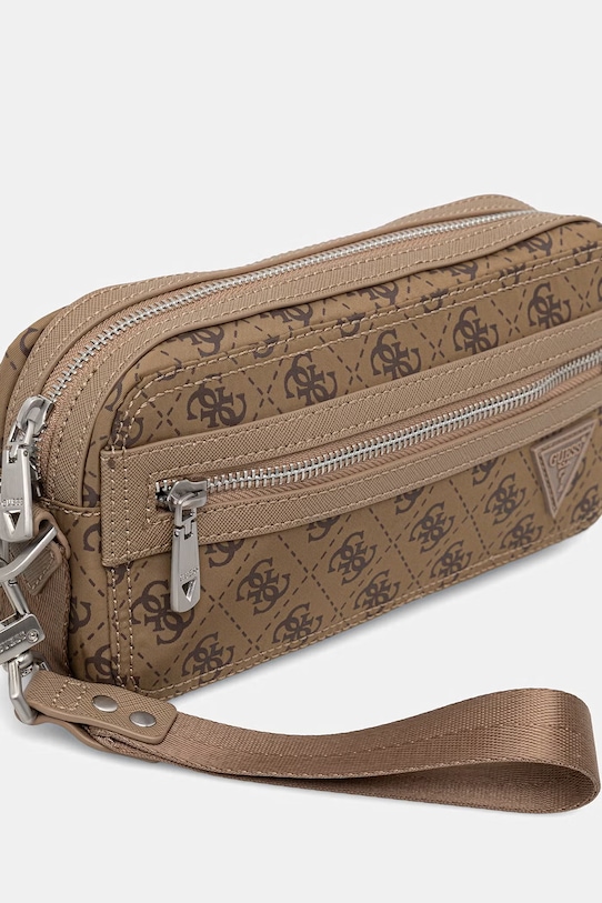 Guess borsetă pentru bărbați BERLIN maro HMBENP.P6250