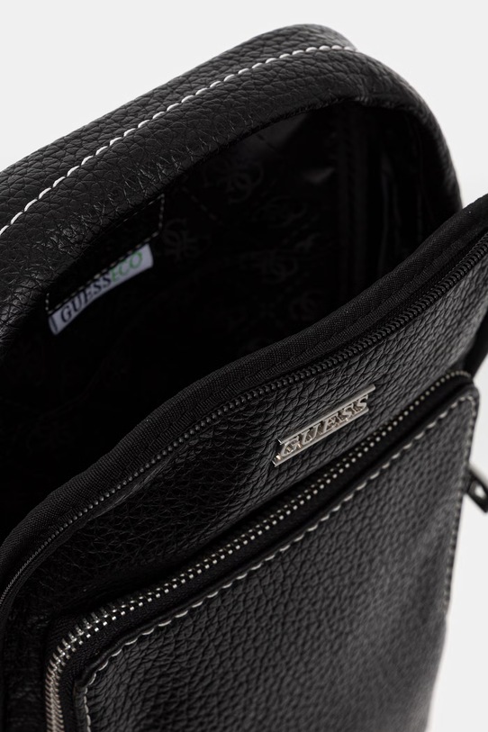 Guess plecak miejski męski z imitacji skóry BOSTON HMBOGS.P6226 czarny