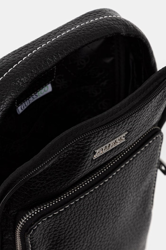 Guess plecak miejski męski z imitacji skóry BOSTON HMBOGS.P6226 czarny