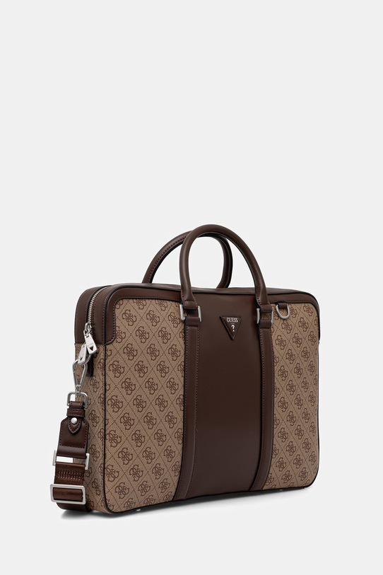 Guess torba na laptopa męska MILANO HMMILL.P6269 beżowy SS26