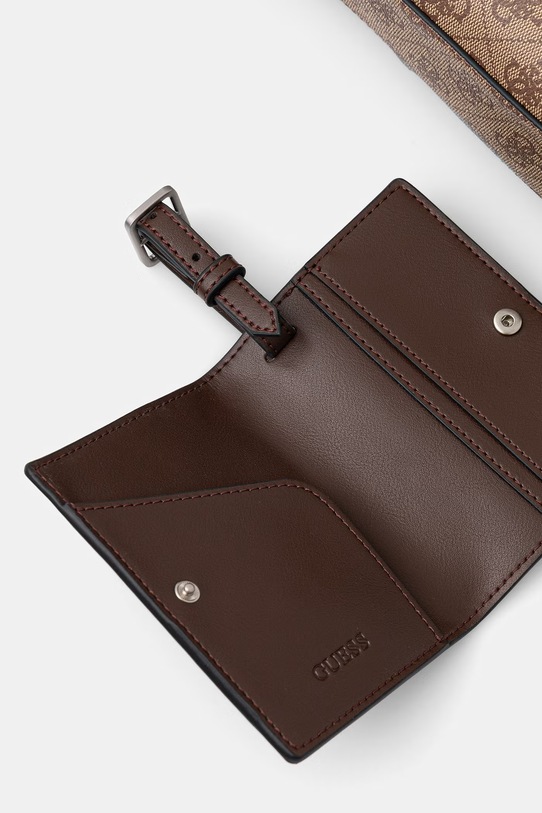 Guess torba na laptopa męska MILANO beżowy HMMILL.P6269